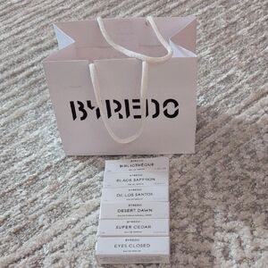 Byredo White Gift Bag with Fragrance Collection